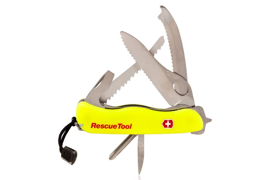 Scyzoryk Victorinox RescueTool, 13 f, 111mm, żółty + etui