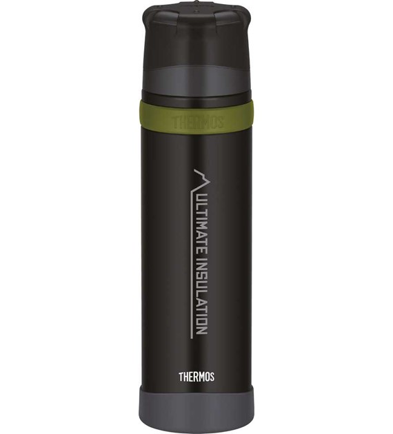 Termos z kubkiem - 900 ml - do warunków ekstremalnych THERMOS - czarny mat