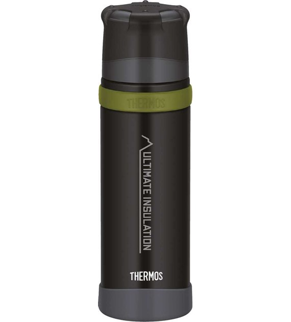 Termos z kubkiem - 500 ml - do warunków ekstremalnych THERMOS - czarny mat