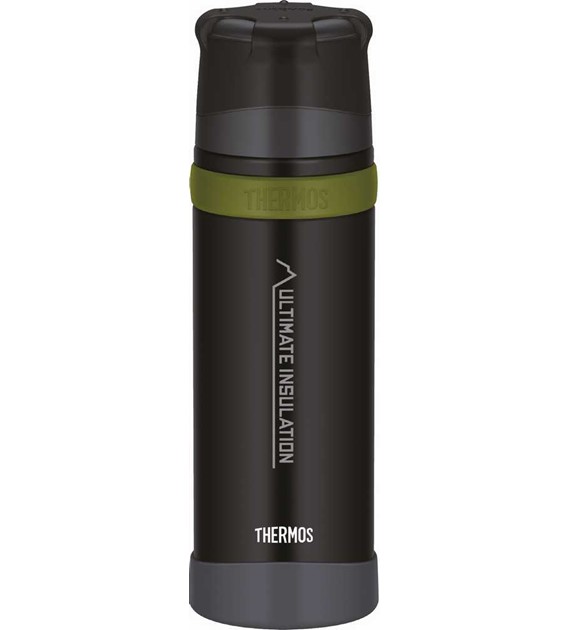 Termos z kubkiem - 750 ml - do warunków ekstremalnych THERMOS - czarny mat