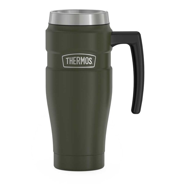 Termokubek wodoszczelny z uchwytem 470 ml THERMOS - zieleń wojskowa