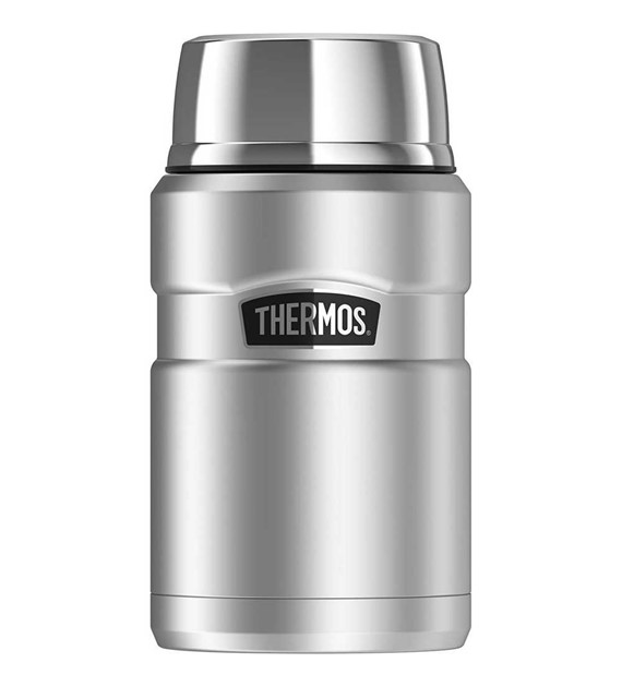 Termos na jedzenie 710 ml ze składaną łyżką i kubkiem THERMOS - stal nierdzewna