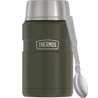 Termos na jedzenie 710 ml z składaną łyżką i kubkiem THERMOS - zieleń wojskowa