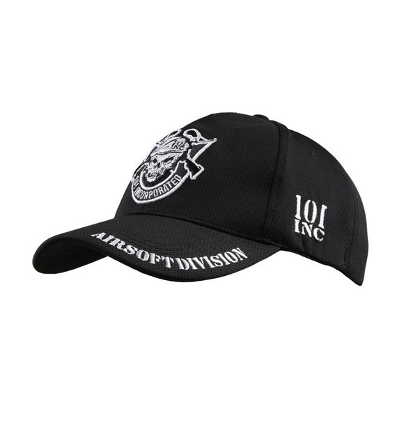 Czapka Baseball Cap 101INC Airsoft Division Fostex czarna