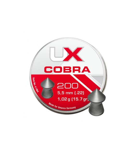 Śrut 5,5 mm UMAREX COBRA szpic molet. 200szt (4.1964.1)