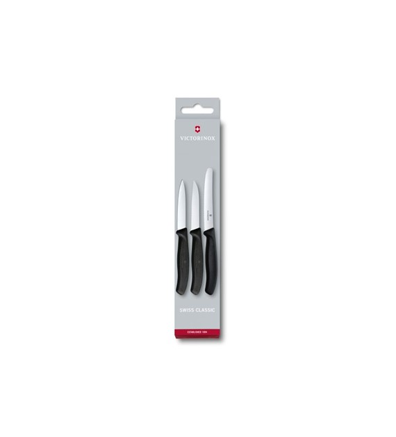 Zestaw noży Victorinox Swiss Classic - 3 sztuki, czarny