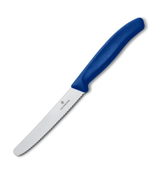 Nóż kuchenny Victorinox Swiss Classic ząbkowany niebieski
