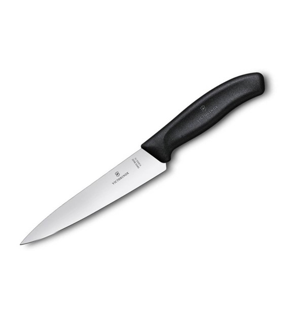 Nóż kuchenny Victorinox Szerokie ostrze 15cm czarny