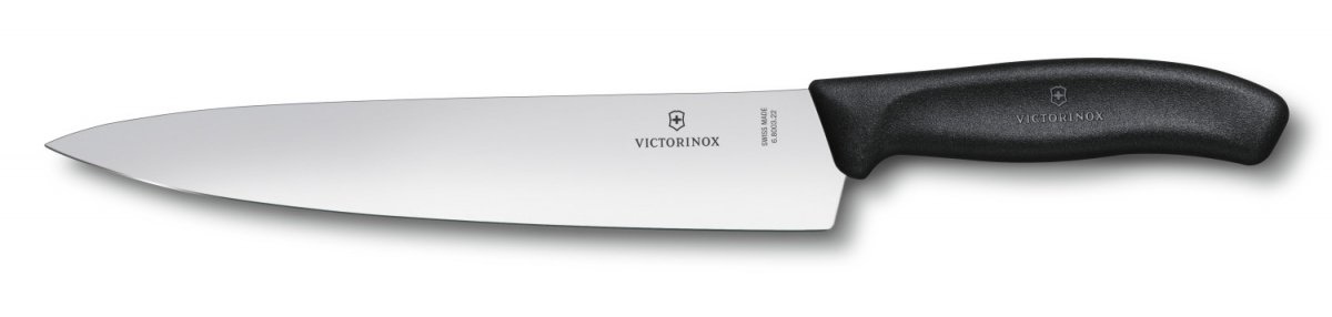 Nóż kuchenny 22 cm szerokie ostrze Classic czarny VICTORINOX