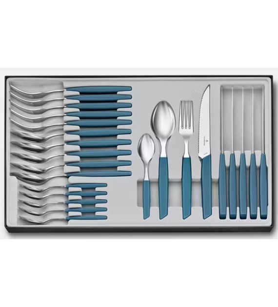 Zestaw 24 noży kuchennych Victorinox Swiss modern 24 elementy-chabrowy nóż