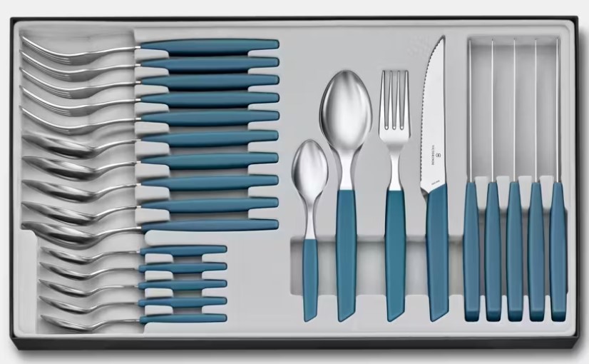 Zestaw 24 noży kuchennych Victorinox Swiss modern 24 elementy-chabrowy nóż