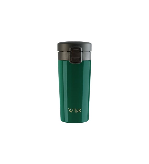 Kubek Termiczny WINK Dark Green 370 ml.