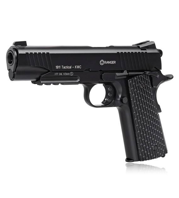 Wiatrówka RANGER 1911 Tactical KWC kal. 4,5 BBs BLOW BACK 17 strz. FULL METAL CO2 (AAKCMB770AZB)