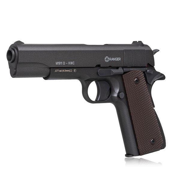 Wiatrówka RANGER M1911 Diabolo KWC kal. 4,5 2x6 strz. METAL SLIDE CO2 (AAKCPD761AZB)