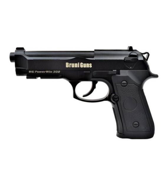 Pistolet wiatrówka BRUNI PowerWin 302 kal. 4,5 mm BB, 19-strzałowy CO-2, do 17J