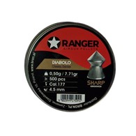 Śrut 4,5 mm RANGER Diabolo Classic Sharp Grooved szpic molet. 500 szt. 0,50 g
