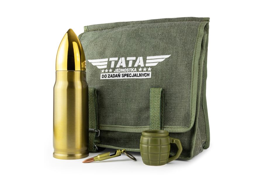 Torba dla militarnego Taty z dodatkami FROSTER - zestaw prezentowy (GAD03065)