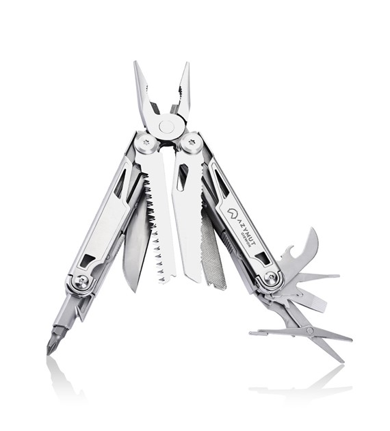 Multitool AZYMUT Giewon - 14 narzędzi + kabura do pasa (H2038)