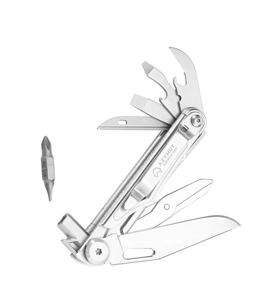 Multitool AZYMUT Giewon EDC - 8 narzędzi + kabura do pasa (H2038B)