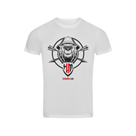 Koszulka T-shirt Hobby4Men Sports-T biała niedźwiedź r.M ST8000 Stedman (H4M-N-M)