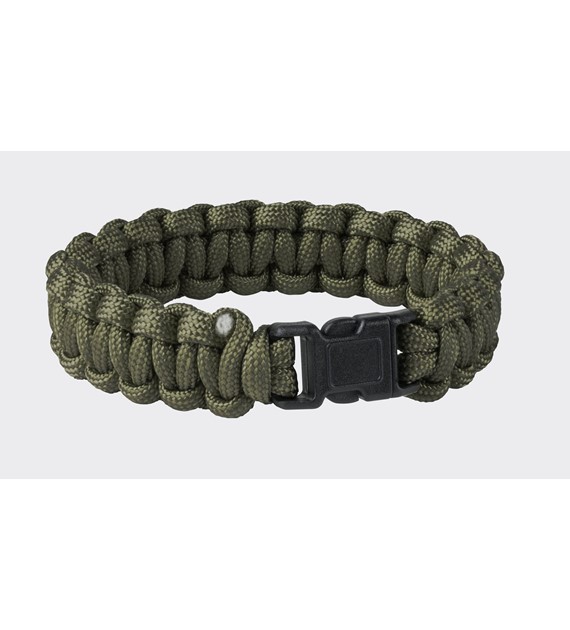 Bransoletka SURVIVAL BRACELET - Paracord - Olive Green