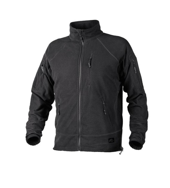 Bluza Helikon ALPHA TACTICAL - Grid Fleece - Czarny-Black - M (BL-ALT-FG-01-B04)