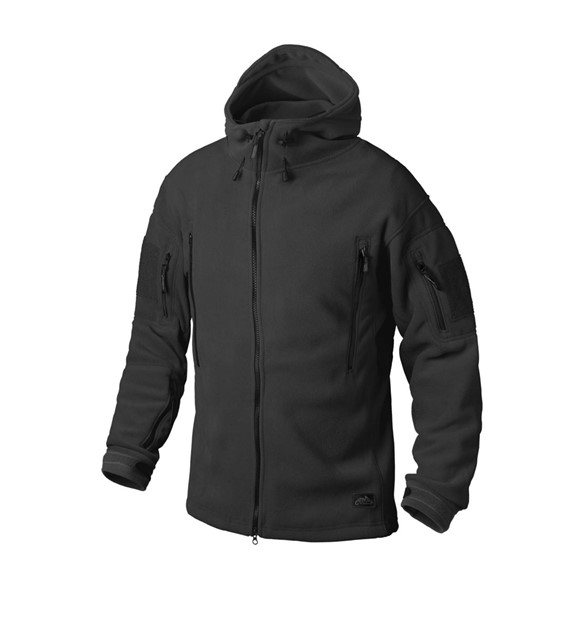 Bluza Helikon PATRIOT - Double Fleece - Czarny-Black - XL (BL-PAT-HF-01-B06)