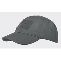 Czapka Baseball FOLDING - PolyCotton Ripstop - Shadow Grey