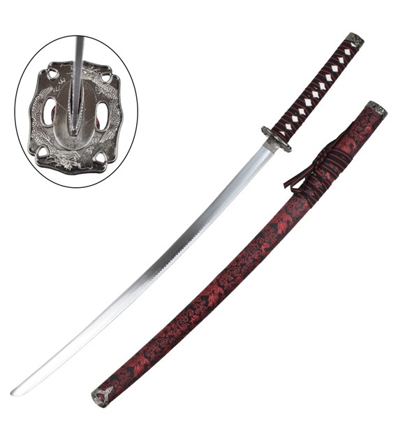 Katana HATTORI HANZO Red HH029 Rosso - replika miecza samurajskiego