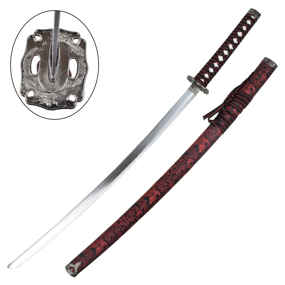 Katana HATTORI HANZO Red HH029 Rosso - replika miecza samurajskiego