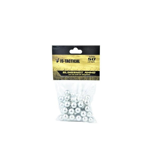 Kulki stalowe JS Tactical do procy 9,5 mm- 50 sztuk