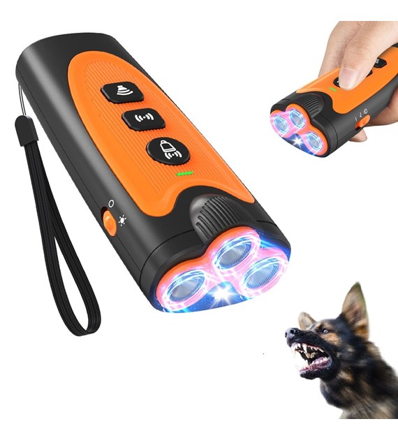 Odstraszacz ultradźwiękowy na psy 4w1 - KOLTER Dogchaser K-68 Anti Dog + led