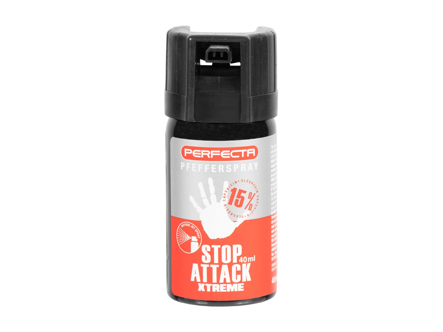 Gaz pieprzowy Perfecta Stop Attack Xtreme stożek 40 ml (262-021)