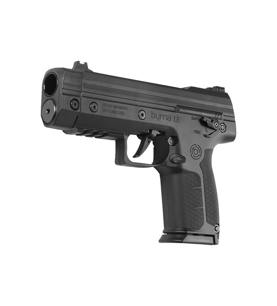 Pistolet na kule gumowe i pieprzowe BYRNA LE PLUS BLACK k.68 CO2-12g zestaw (LK68300-2-BLK)