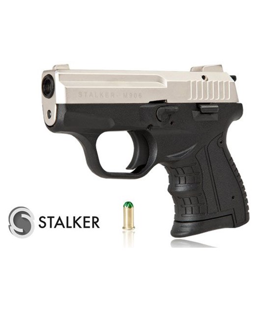 Pistolet alarmowy STALKER M906 satyna mat kal. do 6 mm