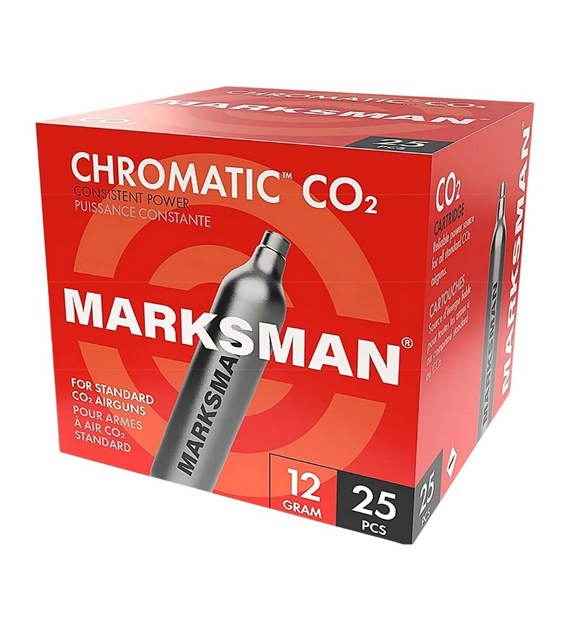 Kapsuły CO2 Marksman 12 gr - paczka 25 sztuk (MC12-25)