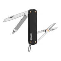 Nóż wielofunkcyjny NexTool Mini Pocket Knife NE0141 4w1 czarny