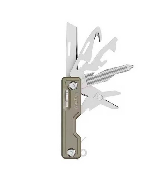Nóż wielofunkcyjny NexTool NE20100 10w1 khaki