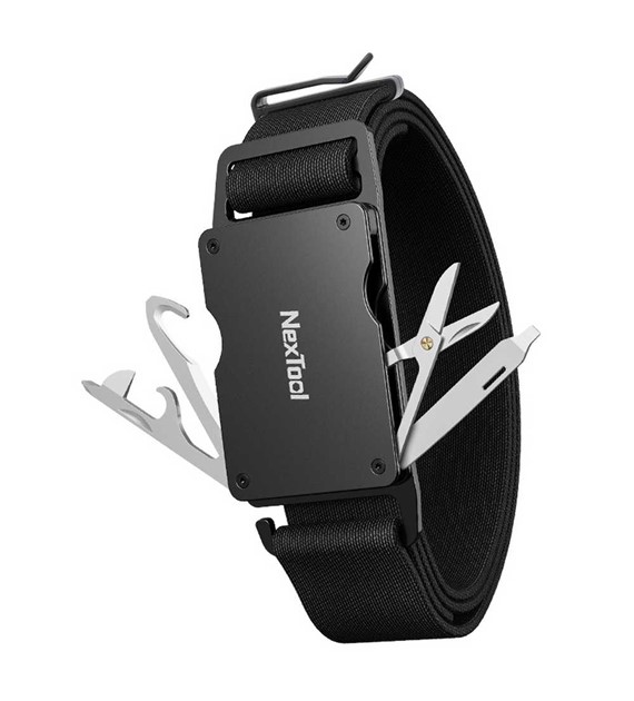 Pas taktyczny do spodni z klamrą wielofunkcyjną multitool NexTool Belt P50