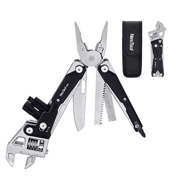 Multitool NexTool W4 11w1 z kluczem nastawnym typu francuz
