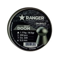 Śrut 5,5 mm RANGER Diabolo Doom Heavy płaski 250 szt. 1,175 g