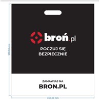 Reklamówka-torba foliowa Hobby4Men/broń.pl 450x500 mm