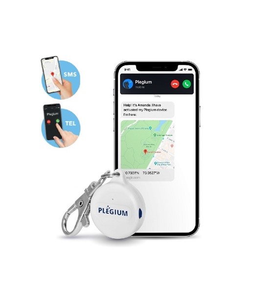 Brelok alarmowy Plegium Smart Emergency Button white +GPS+SMS+TEL (SEB-ENG-WH-E)