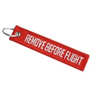 Brelok do kluczy Mil-Tec Remove Before Flight - Czerwony - 15901009