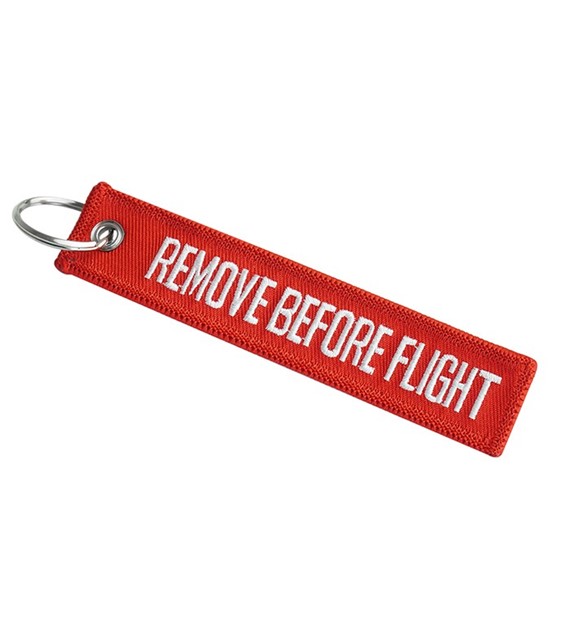 Brelok do kluczy Mil-Tec Remove Before Flight - Czerwony - 15901009