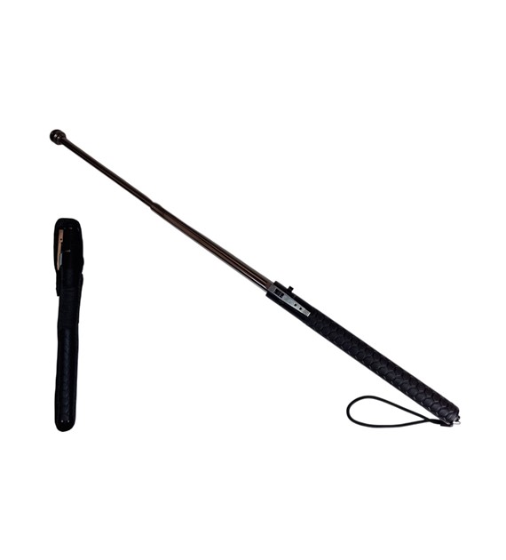 Pałka teleskopowa sprężynowa GUARD Spring 26  baton 29 cm / 66 cm z pokrowcem (YC-10527)